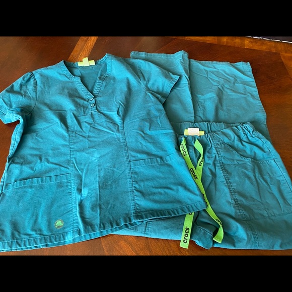 CROCS Pants - Crocs Medical apparel green scrub set